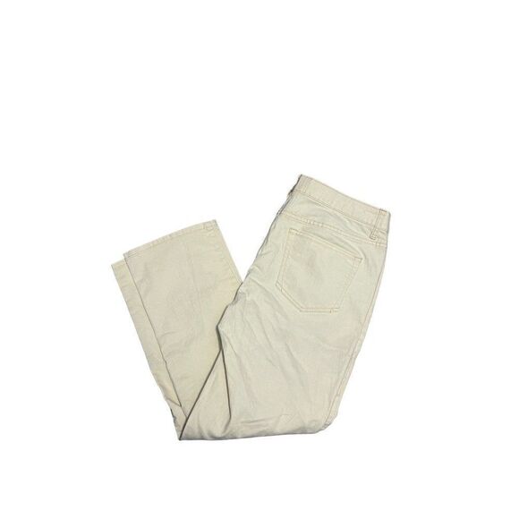 St‎ Johns Bay Yellow Capri Jeans Size 8 - Picture 1 of 5